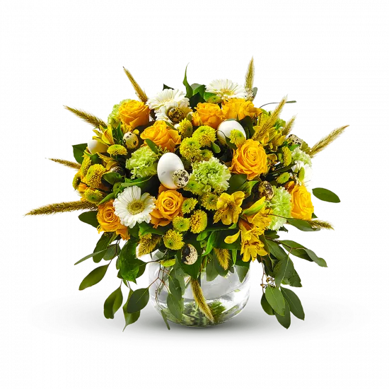 Yellow Easter bouquet