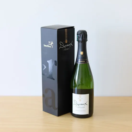 Storczyk i szampan Devaux