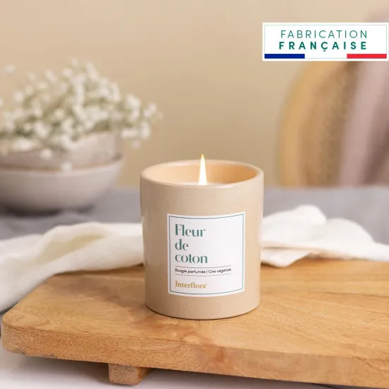Petit bouquet de saison et sa bougie - with candle