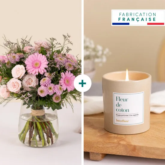 Petit plaisir et sa bougie - Petit plaisir and candle