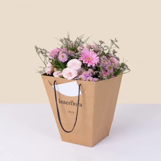 Congratulations with flower bag - Felicitations