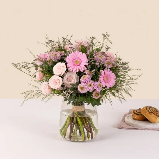 Congratulations with flower bag - Felicitations