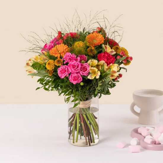 Tutti frutti with flower bag - Tutti frutti et sac cadeau