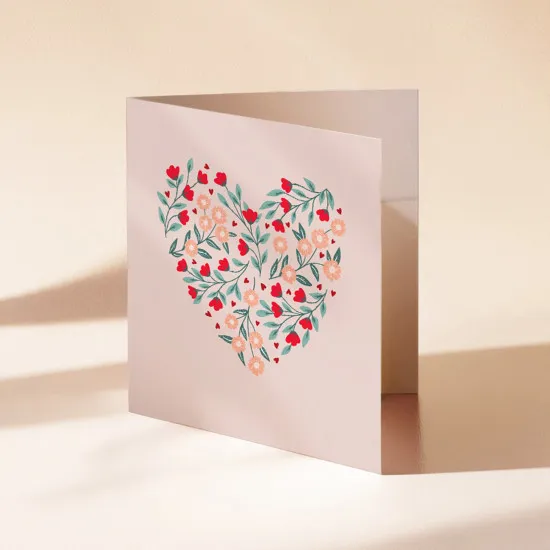 Our beautiful lily and message card - Nos magnifiques lys