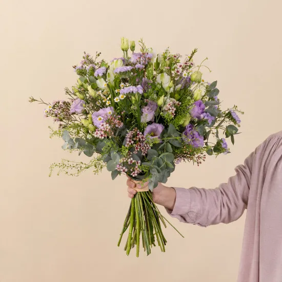Bukiet jagód i świeca - Myrtille