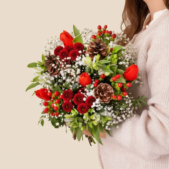 Magie de Noel et son vase offert