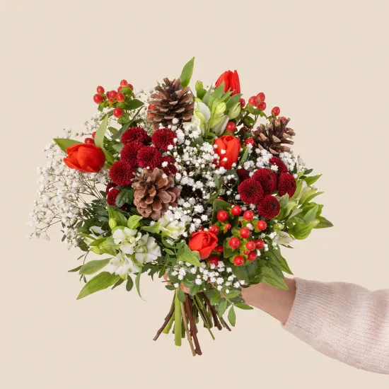 Magie de Noel et son vase offert