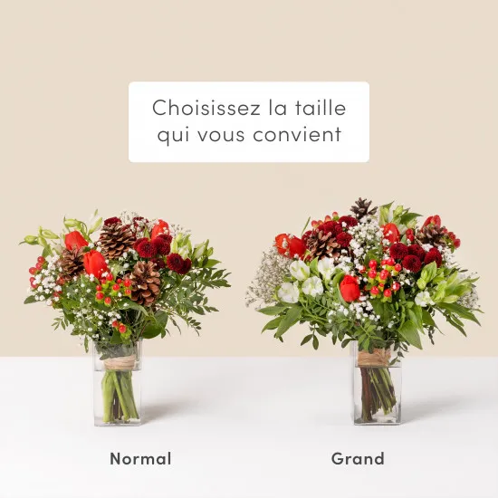 Magie de Noel et son vase offert