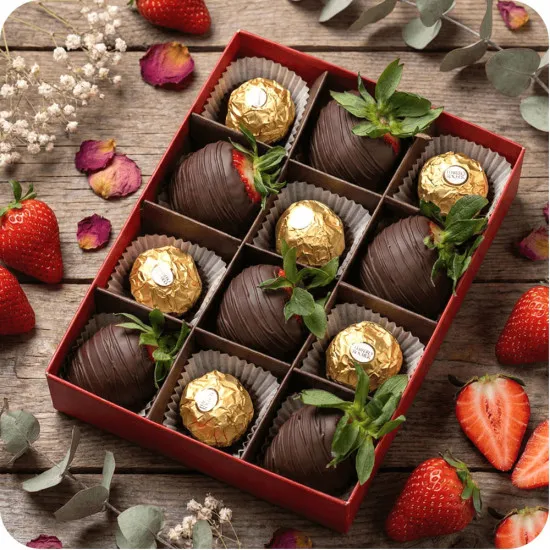 Dark And Gold W Gorzkiej Czekoladzie Z Ferrero Rocher