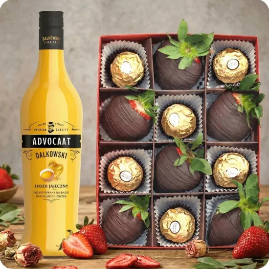 Dark And Gold W Gorzkiej Czekoladzie Z Ferrero Rocher + Advocaat