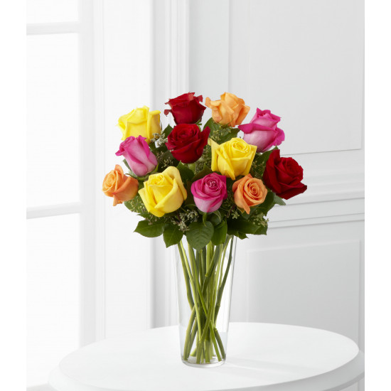 Bright Spark™ Rose Bouquet E4-4809