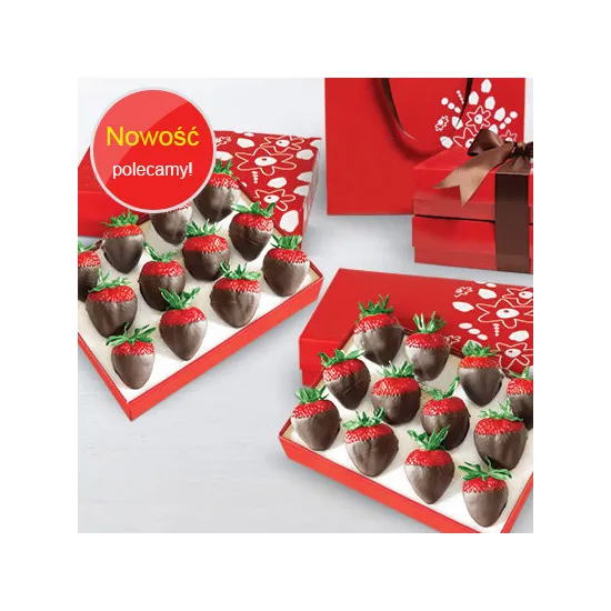 Truskawki W Gorzkiej Czekoladzie