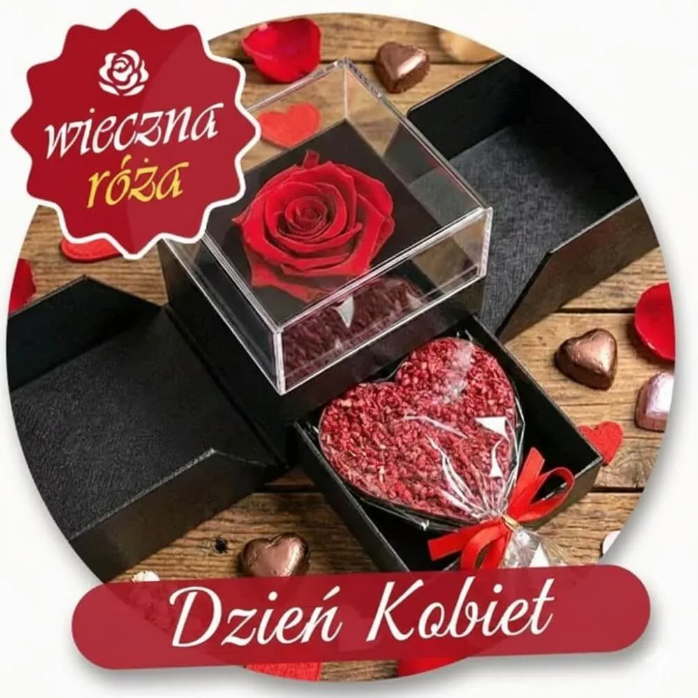 Róża w szkatułce