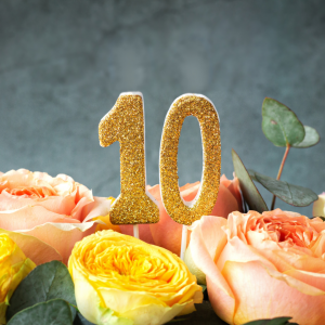 Kwiaty na 10 rocznicę ślubu